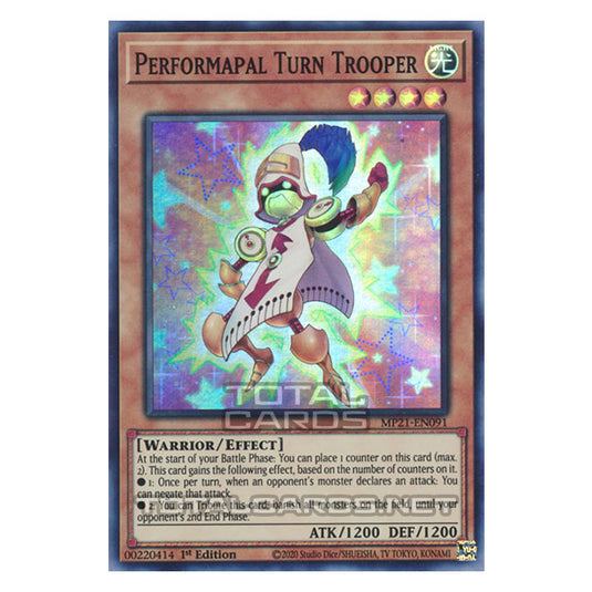 Yu-Gi-Oh! - 2021 Tin of Ancient Battles - Performapal Turn Trooper (Super Rare) MP21-EN091