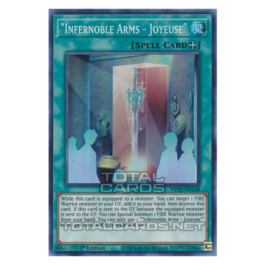 Yu-Gi-Oh! - 2021 Tin of Ancient Battles - Infernoble Arms - Joyeuse (Super Rare) MP21-EN138