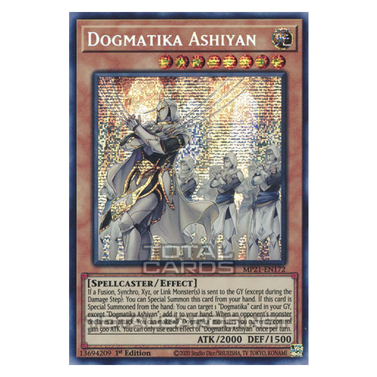 Yu-Gi-Oh! - 2021 Tin of Ancient Battles - Dogmatika Ashiyan (Prismatic Secret Rare) MP21-EN172