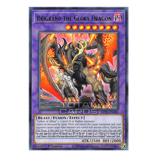 Yu-Gi-Oh! - 2021 Tin of Ancient Battles - Brigrand the Glory Dragon (Rare) MP21-EN185