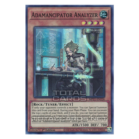 Yu-Gi-Oh! - 2021 Tin of Ancient Battles - Adamancipator Analyzer (Super Rare) MP21-EN226