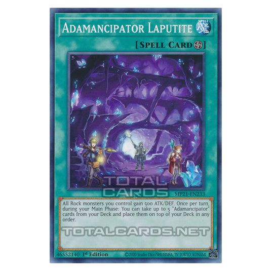 Yu-Gi-Oh! - 2021 Tin of Ancient Battles - Adamancipator Laputite (Common) MP21-EN233