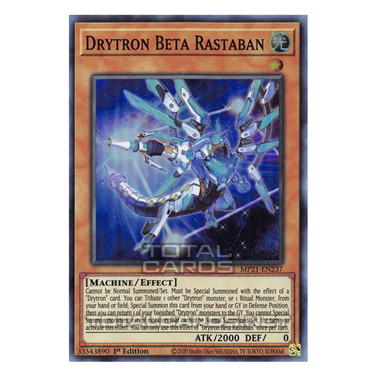Yu-Gi-Oh! - 2021 Tin of Ancient Battles - Drytron Beta Rastaban (Super Rare) MP21-EN237