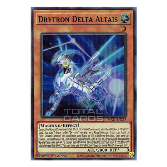 Yu-Gi-Oh! - 2021 Tin of Ancient Battles - Drytron Delta Altais (Super Rare) MP21-EN239