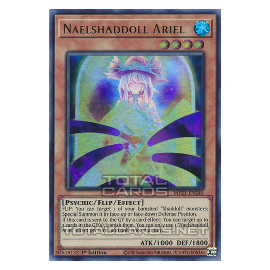 Yu-Gi-Oh! - 2021 Tin of Ancient Battles - Naelshaddoll Ariel (Ultra Rare) MP21-EN245