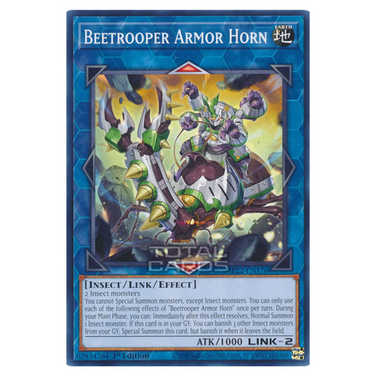 Yu-Gi-Oh! - 2022 Tin of the Pharaoh's Gods - Beetrooper Armor Horn (Common) MP22-EN176