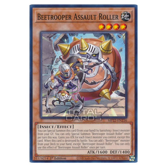 Yu-Gi-Oh! - 2022 Tin of the Pharaoh's Gods - Beetrooper Assault Roller (Common) MP22-EN236