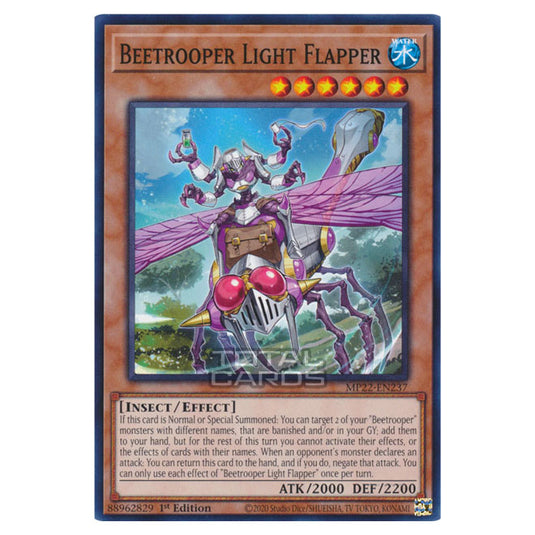 Yu-Gi-Oh! - 2022 Tin of the Pharaoh's Gods - Beetrooper Light Flapper (Common) MP22-EN237