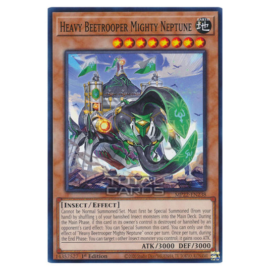 Yu-Gi-Oh! - 2022 Tin of the Pharaoh's Gods - Heavy Beetrooper Mighty Neptune (Common) MP22-EN238