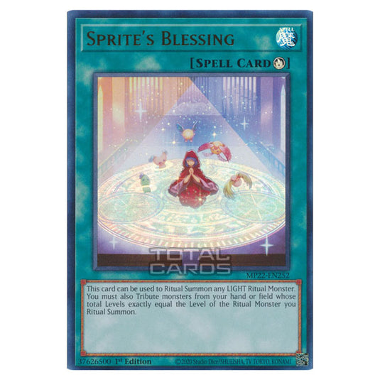 Yu-Gi-Oh! - 2022 Tin of the Pharaoh's Gods - Sprite's Blessing (Ultra Rare) MP22-EN252