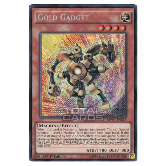 Yu-Gi-Oh! - The Dark Side of Dimensions Movie Pack Secret Edition - Gold Gadget (Secret Rare) MVP1-ENS18