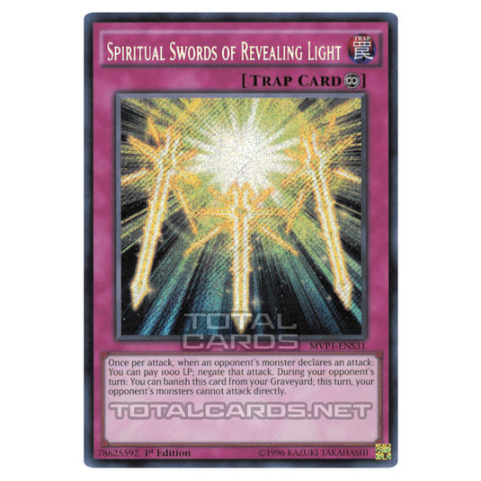 Yu-Gi-Oh! - The Dark Side of Dimensions Movie Pack Secret Edition - Spiritual Swords of Revealing Light (Secret Rare) MVP1-ENS31