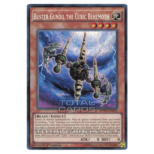 Yu-Gi-Oh! - The Dark Side of Dimensions Movie Pack Secret Edition - Buster Gundil the Cubic Behemoth (Secret Rare) MVP1-ENS35