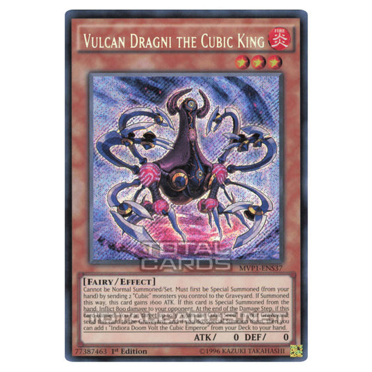 Yu-Gi-Oh! - The Dark Side of Dimensions Movie Pack Secret Edition - Vulcan Dragni the Cubic King (Secret Rare) MVP1-ENS37