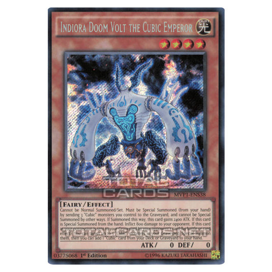 Yu-Gi-Oh! - The Dark Side of Dimensions Movie Pack Secret Edition - Indiora Doom Volt the Cubic Emperor (Secret Rare) MVP1-ENS38