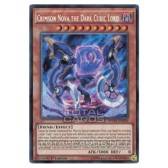 Yu-Gi-Oh! - The Dark Side of Dimensions Movie Pack Secret Edition - Crimson Nova the Dark Cubic Lord (Secret Rare) MVP1-ENS39
