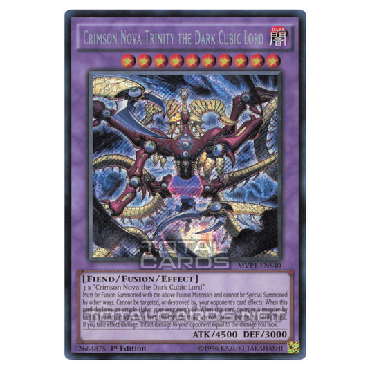 Yu-Gi-Oh! - The Dark Side of Dimensions Movie Pack Secret Edition - Crimson Nova Trinity the Dark Cubic Lord (Secret Rare) MVP1-ENS40