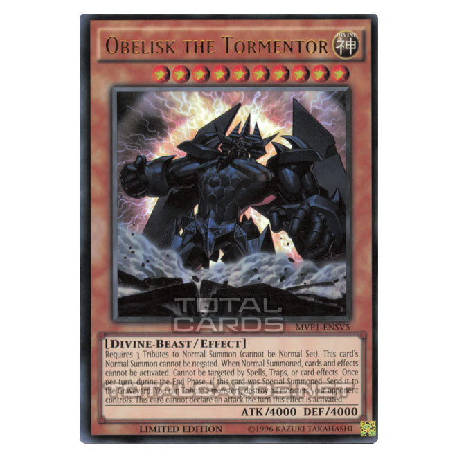 Yu-Gi-Oh! - The Dark Side of Dimensions Movie Pack Secret Edition - Obelisk the Tormentor (Ultra Rare) MVP1-ENSV5 Yu-Gi-Oh! - The Dark Side of Dimensions Movie Pack Secret Edition - Obelisk the Tormentor (Ultra Rare) MVP1-ENSV5