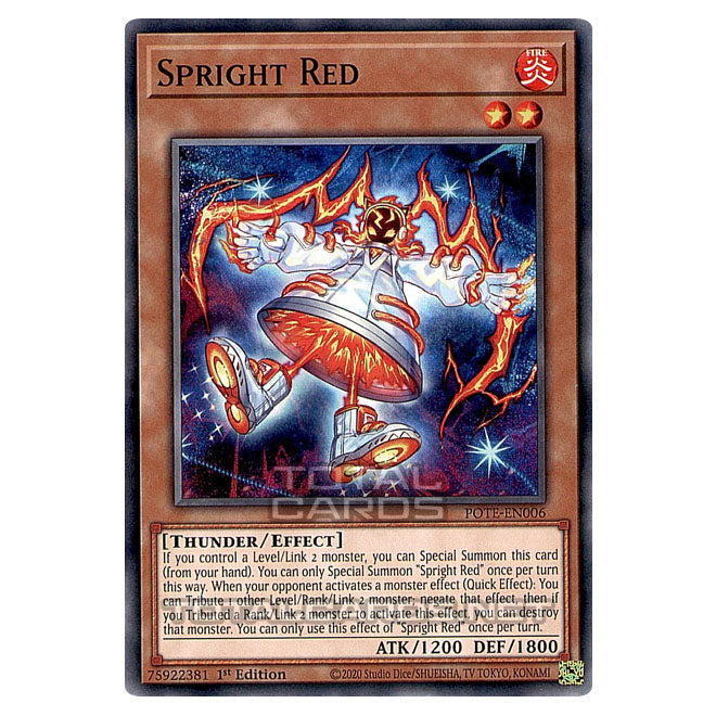 Yu-Gi-Oh! - Power of the Elements - Spright Red (Common) POTE-EN006 Yu-Gi-Oh! - Power of the Elements - Spright Red (Common) POTE-EN006