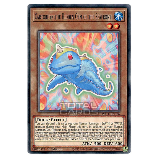 Yu-Gi-Oh! - Power of the Elements - Cartorhyn the Hidden Gem of the Seafront (Common) POTE-EN036