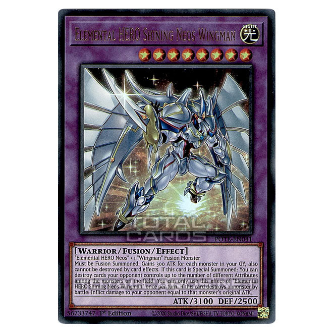 Yu-Gi-Oh! - Power of the Elements - Elemental HERO Shining Neos Wingma Yu-Gi-Oh! - Power of the Elements - Elemental HERO Shining Neos Wingma