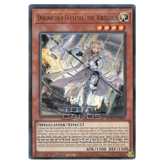 Yu-Gi-Oh! - Rise of the Duelist - Dogmatika Ecclesia, the Virtuous (Ultra Rare) ROTD-EN005