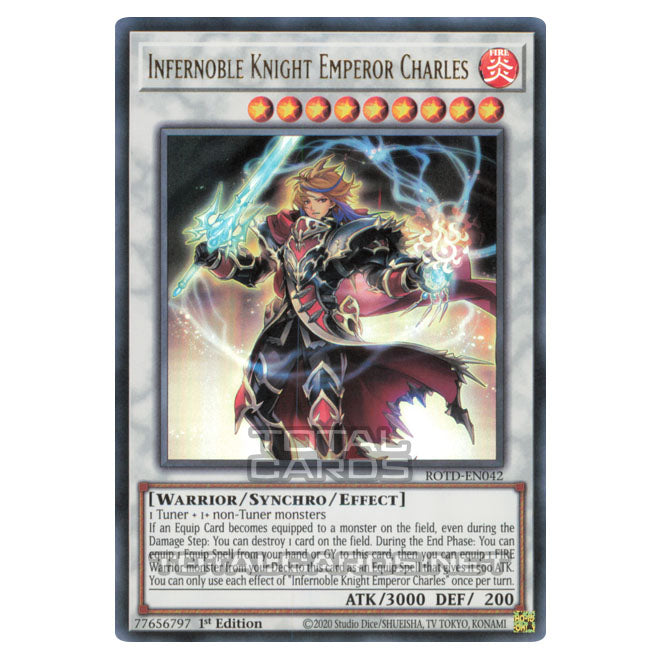 Yu-Gi-Oh! - Rise of the Duelist - Infernoble Knight Emperor Charles (U Yu-Gi-Oh! - Rise of the Duelist - Infernoble Knight Emperor Charles (U