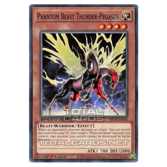 Yu-Gi-Oh! - Speed Duel: Battle City Box - Phantom Beast Thunder-Pegasus (Common) SBCB-EN046
