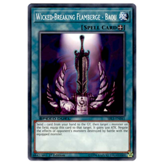 Yu-Gi-Oh! - Arena of Lost Souls - Wicked-Breaking Flamberge - Baou (Common) SBLS-EN041