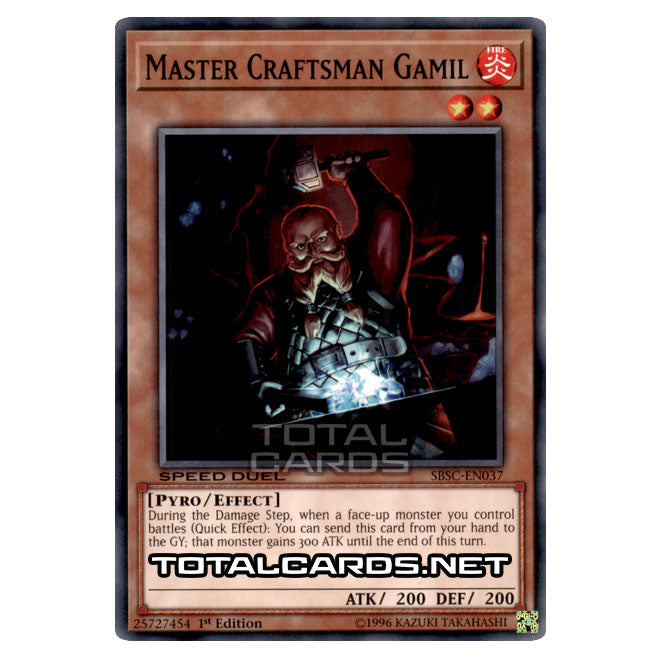 Yu-Gi-Oh! - Speed Duel: Scars of Battle - Master Craftsman Gamil (Comm Yu-Gi-Oh! - Speed Duel: Scars of Battle - Master Craftsman Gamil (Comm