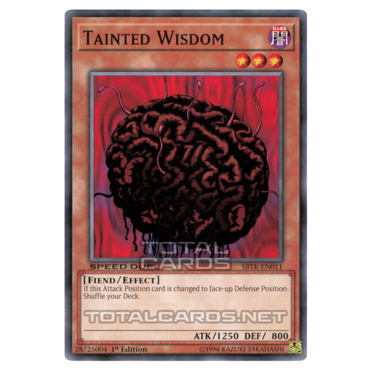 Yu-Gi-Oh! - Speed Duels: Trials of the Kingdom - Tainted Wisdom (Common) SBTK-EN011