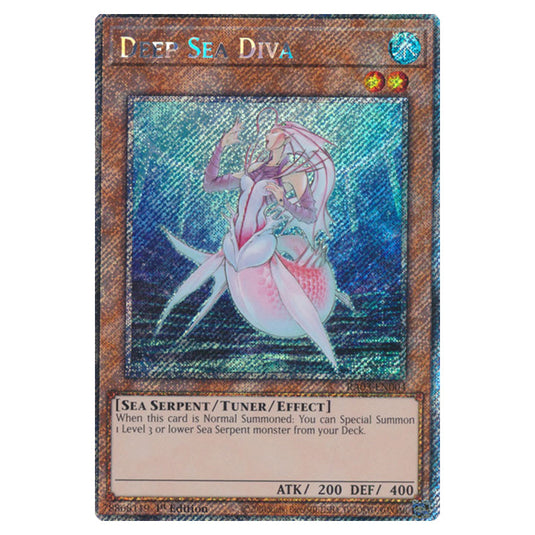 Yu-Gi-Oh! - Quarter Century Bonanza - Deep Sea Diva (Platinum Secret Rare) RA03-EN004