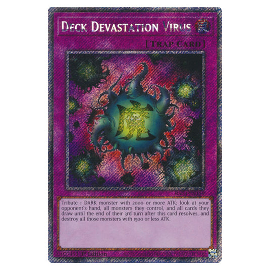 Yu-Gi-Oh! - Quarter Century Bonanza - Deck Devastation Virus (Platinum Secret Rare) RA03-EN150