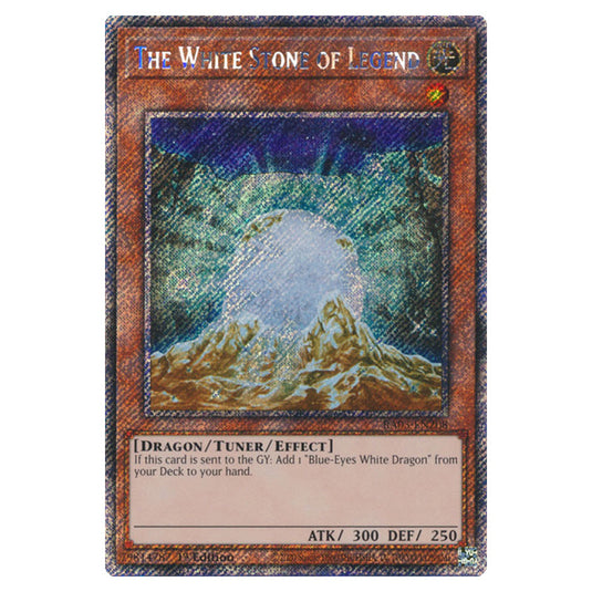 Yu-Gi-Oh! - Quarter Century Bonanza - The White Stone of Legend (Platinum Secret Rare) RA03-EN208
