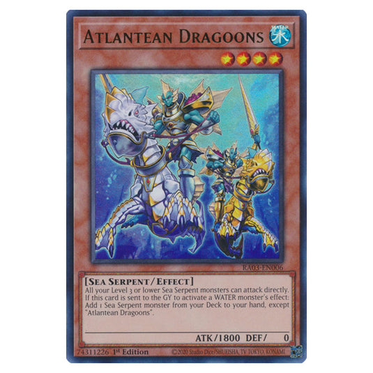 Yu-Gi-Oh! - Quarter Century Bonanza - Atlantean Dragoons (Ultra Rare) RA03-EN006