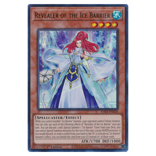 Yu-Gi-Oh! - Quarter Century Bonanza - Revealer of the Ice Barrier (Ultra Rare) RA03-EN028