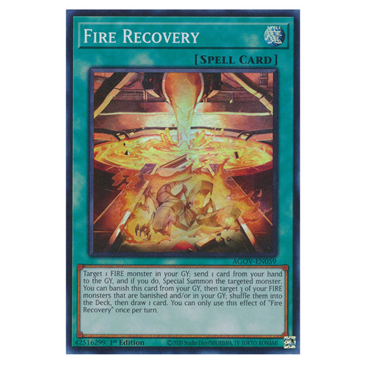 Yu-Gi-Oh! - Age of Overlord - Fire Recovery (Super Rare) AGOV-EN059