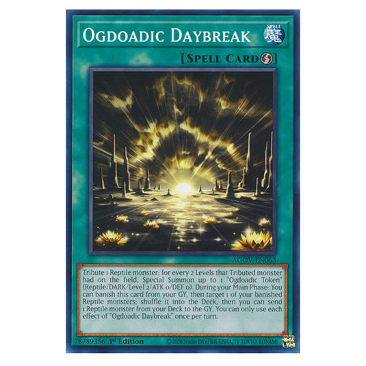 Yu-Gi-Oh! - Age of Overlord - Ogdoadic Daybreak (Common) AGOV-EN063