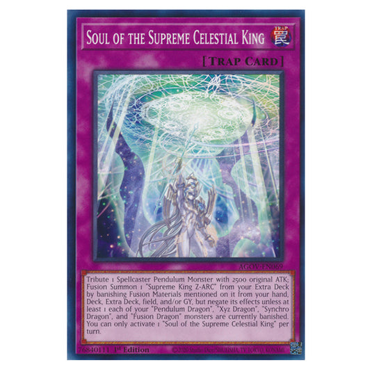 Yu-Gi-Oh! - Age of Overlord - Soul of the Supreme Celestial King (Common) AGOV-EN069