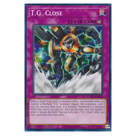 Yu-Gi-Oh! - Age of Overlord - T.G. Close (Common) AGOV-EN070