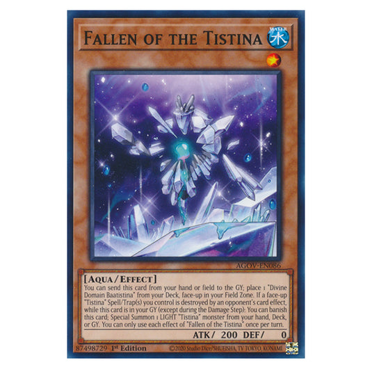 Yu-Gi-Oh! - Age of Overlord - Fallen of the Tistina (Common) AGOV-EN086