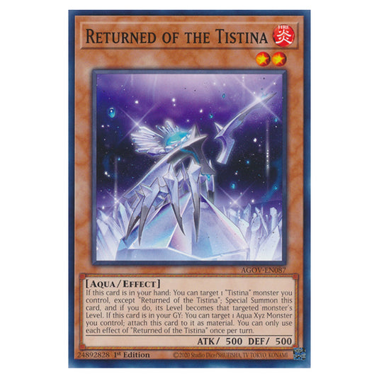 Yu-Gi-Oh! - Age of Overlord - Returned of the Tistina (Common) AGOV-EN087
