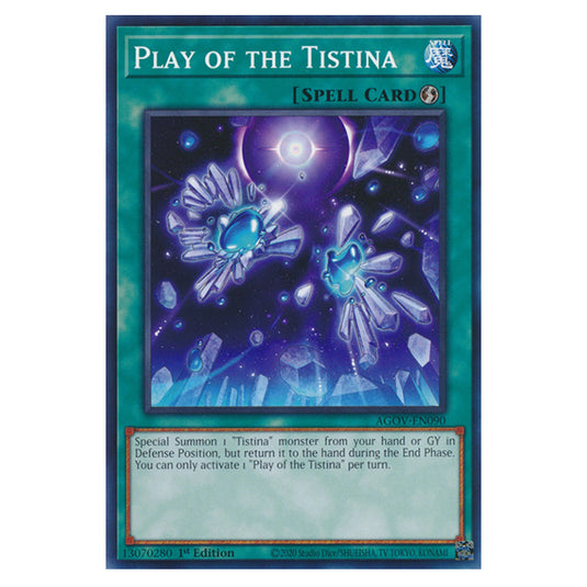 Yu-Gi-Oh! - Age of Overlord - Play of the Tistina (Common) AGOV-EN090
