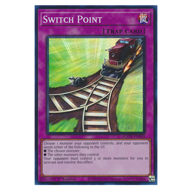 Yu-Gi-Oh! - Age of Overlord - Switch Point (Super Rare) AGOV-EN099 Yu-Gi-Oh! - Age of Overlord - Switch Point (Super Rare) AGOV-EN099
