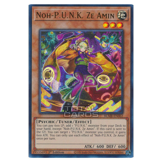 Yu-Gi-Oh! - Battles of Legend: Monstrous Revenge - Noh-P.U.N.K. Ze Amin (Ultra Rare) BLMR-EN062