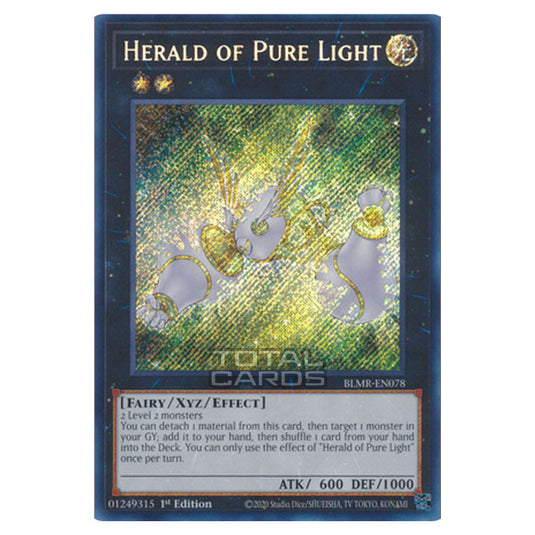 Yu-Gi-Oh! - Battles of Legend: Monstrous Revenge - Herald of Pure Light (Secret Rare) BLMR-EN078