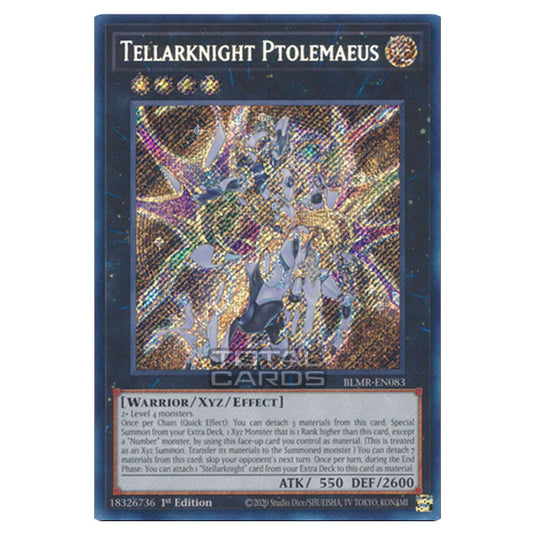 Yu-Gi-Oh! - Battles of Legend: Monstrous Revenge - Tellarknight Ptolemaeus (Secret Rare) BLMR-EN083