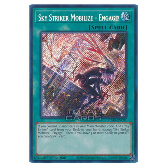 Yu-Gi-Oh! - Battles of Legend: Monstrous Revenge - Sky Striker Mobilize - Engage! (Quarter Century Secret Rare) BLMR-EN091a