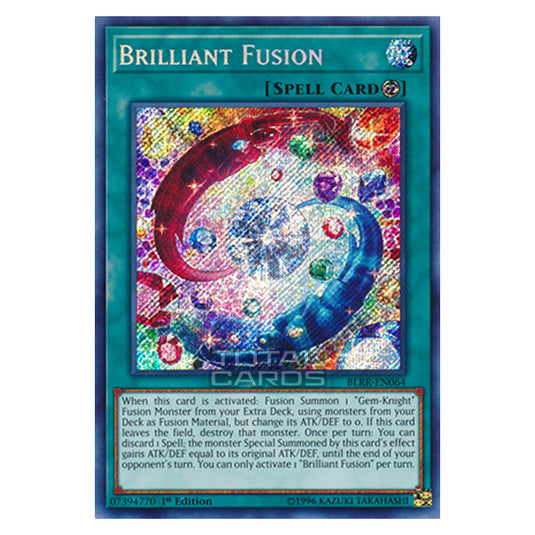 Yu-Gi-Oh! - Battles of Legend: Relentless Revenge - Brilliant Fusion (Secret Rare) BLRR-EN064