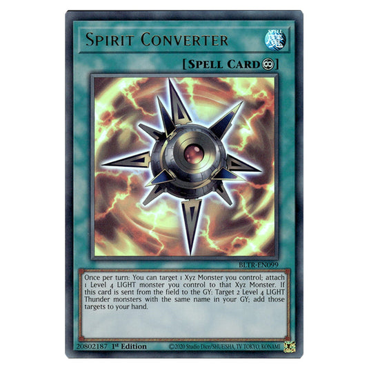 Spirit Converter BLTR-EN099 card from the Yu-Gi-Oh! set Battles of Legend: Terminal Revenge